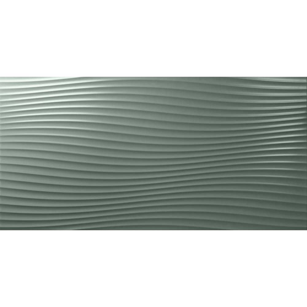 WANDFLIESE ILLUSION MONTMARTRE VERT SATIN 60X120 BALDOCER
