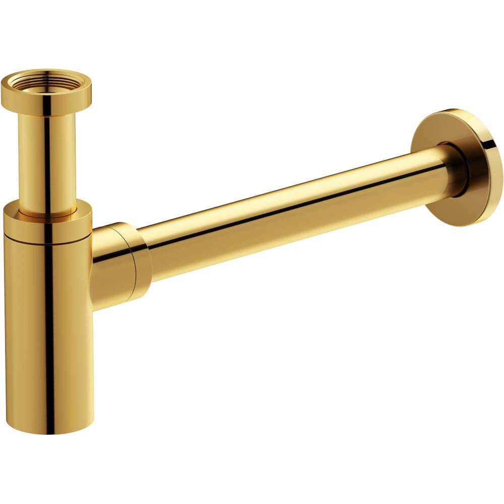 CERSANIT Waschtisch-Siphon INVERTO OVAL gold S951-714