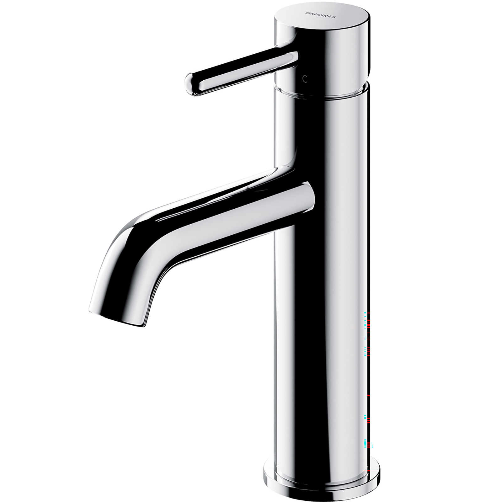 OMNIRES Y-Sockel Waschbeckenwasserhahn 21 cm Chromglanz Y1213MAXCR