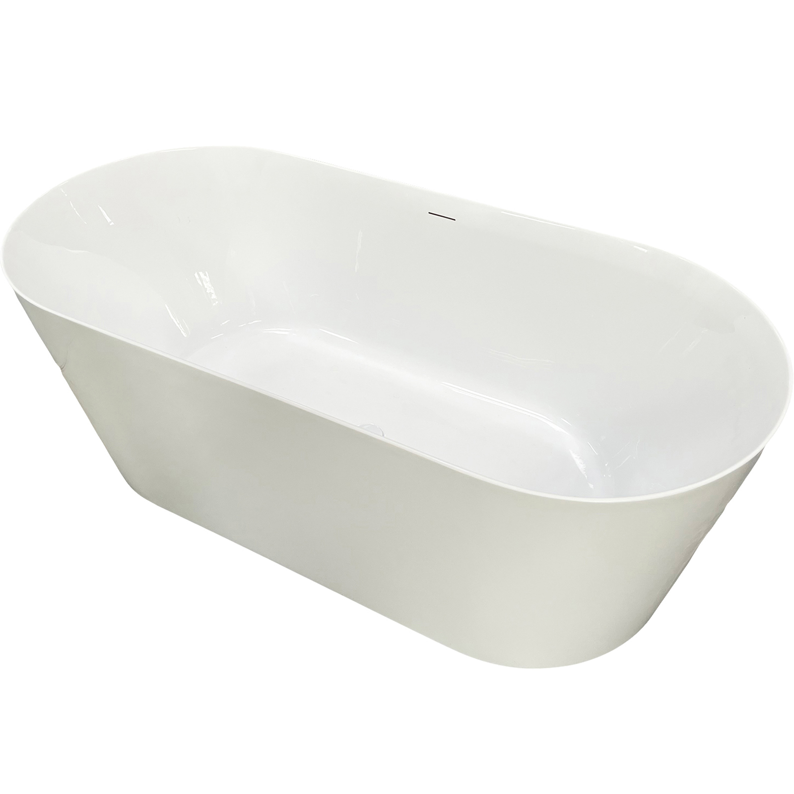 LAVITA Freistehende Badewanne OVO SLIM 150x75 cm