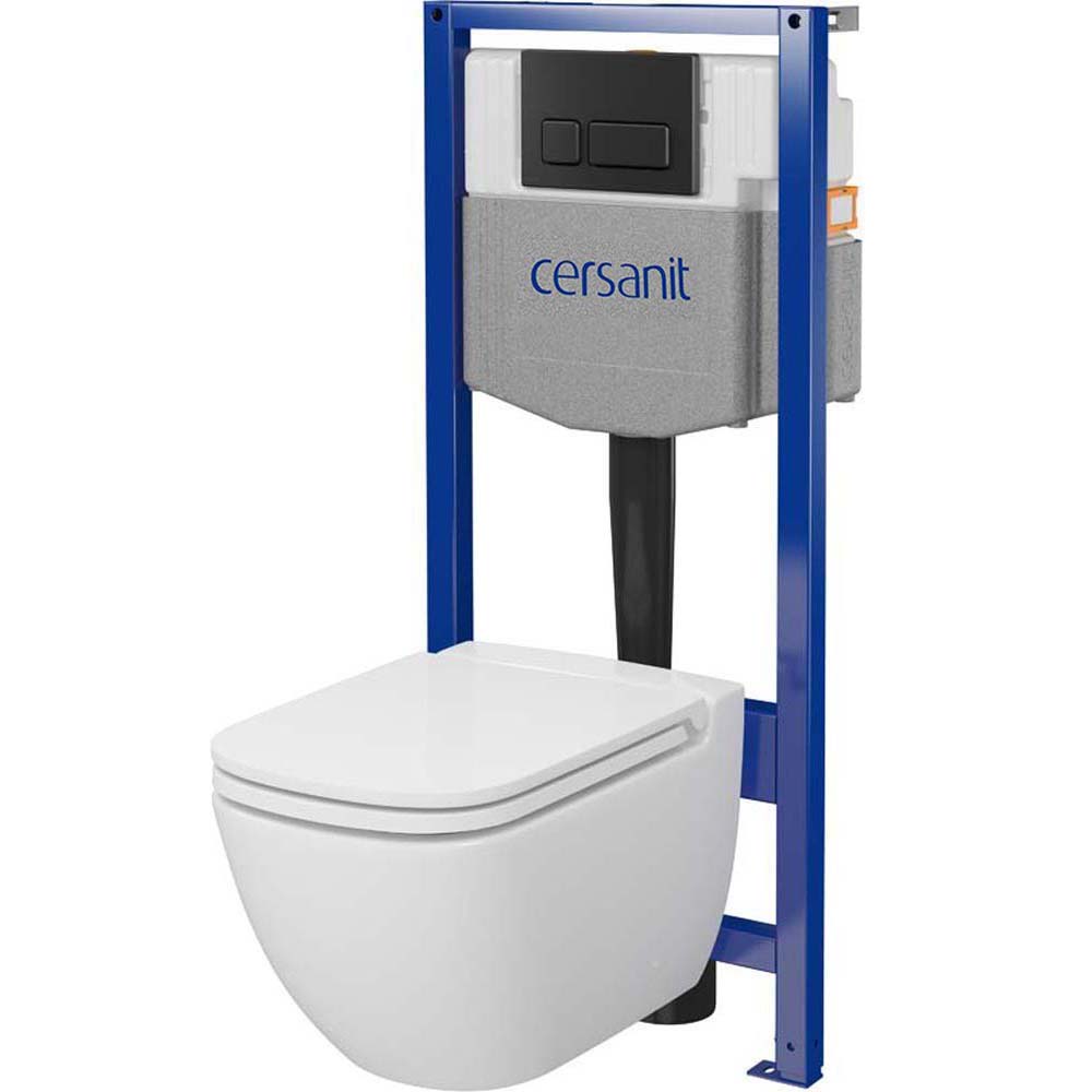 CERSANIT COBE SYSTEM 50 mechanisches Unterputz-Set, CASPIA Becken, Brett, Taster S701-772