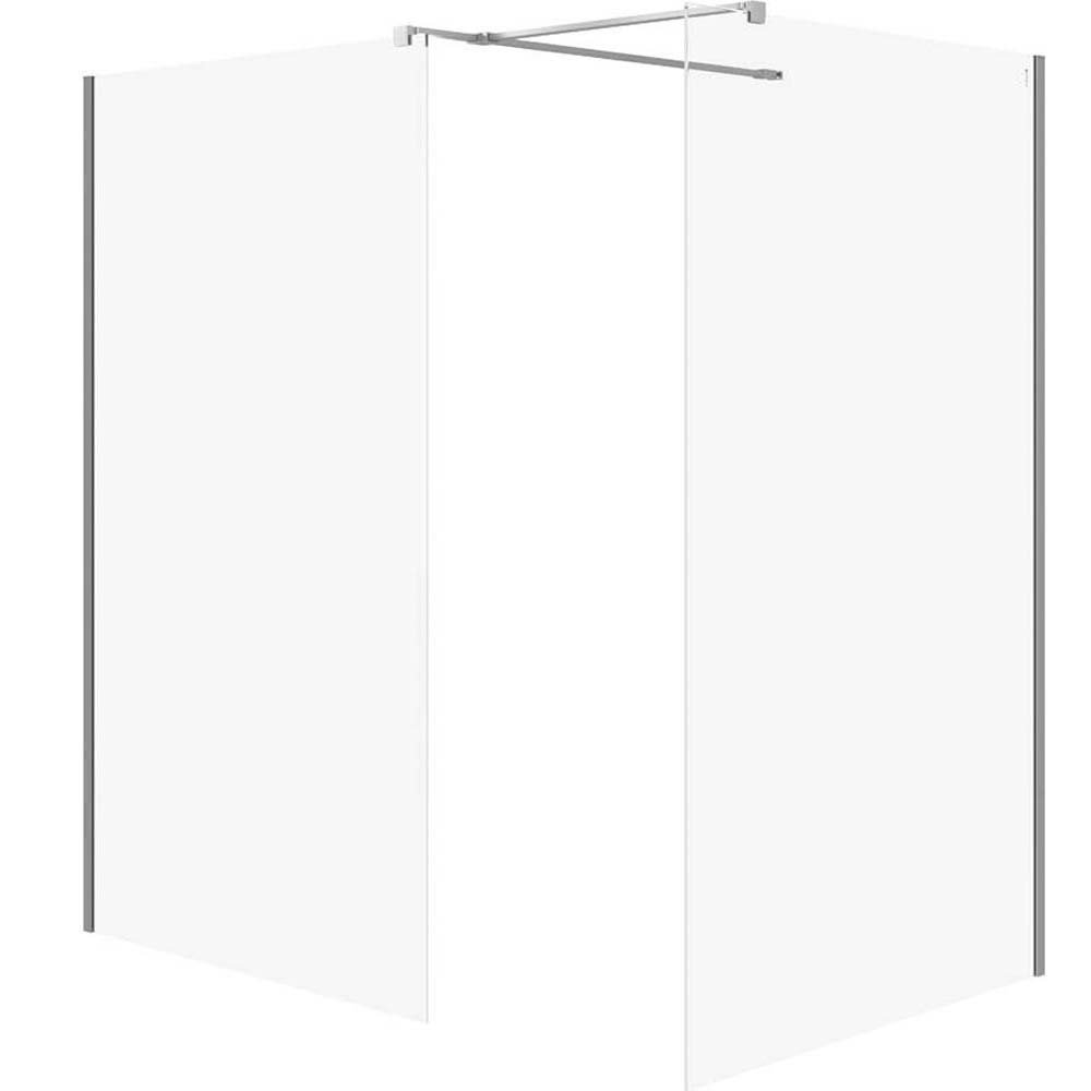 CERSANIT WALK-IN Duschwand MILLE 120x90x200 chrom S601-183