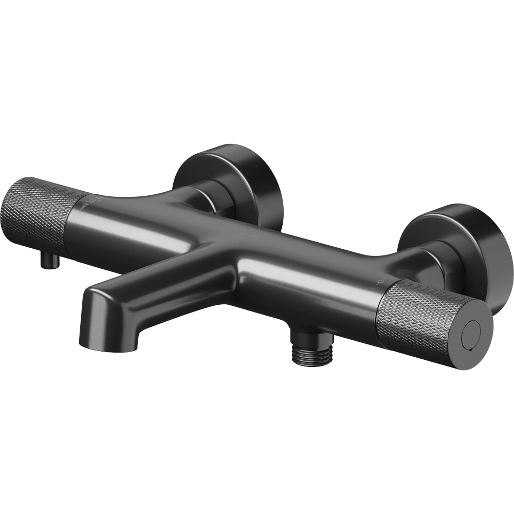 CERSANIT ZEN Wandarmatur für Badewanne und Dusche mit Thermostat aus Metall S951-569