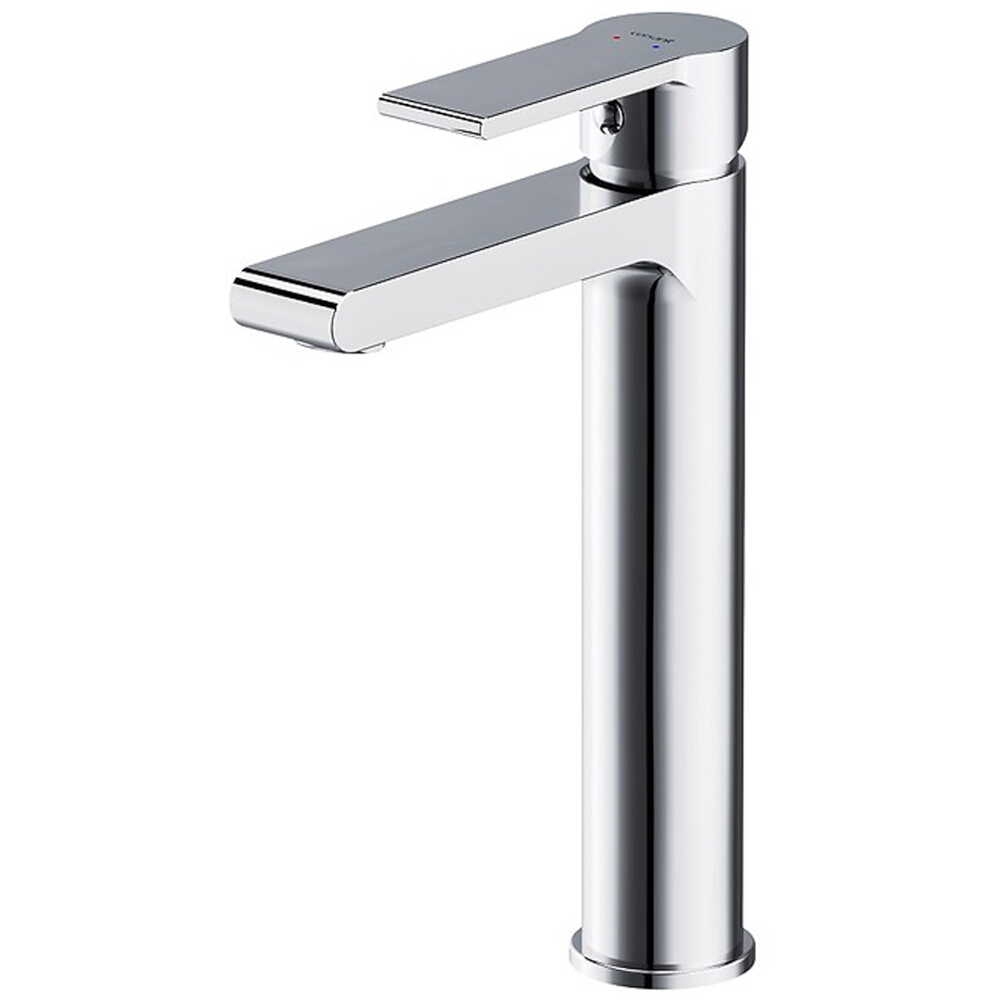 CERSANIT Stand-Waschtischarmatur VERSO chrom hoch mit Stecker KLIK-KLAK S951-405