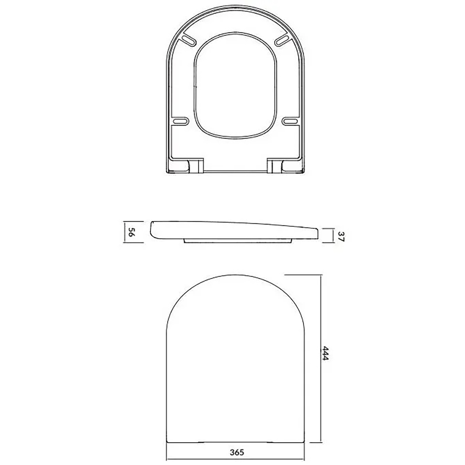 CERSANIT Toilettensitz CITY durplast K98-0128