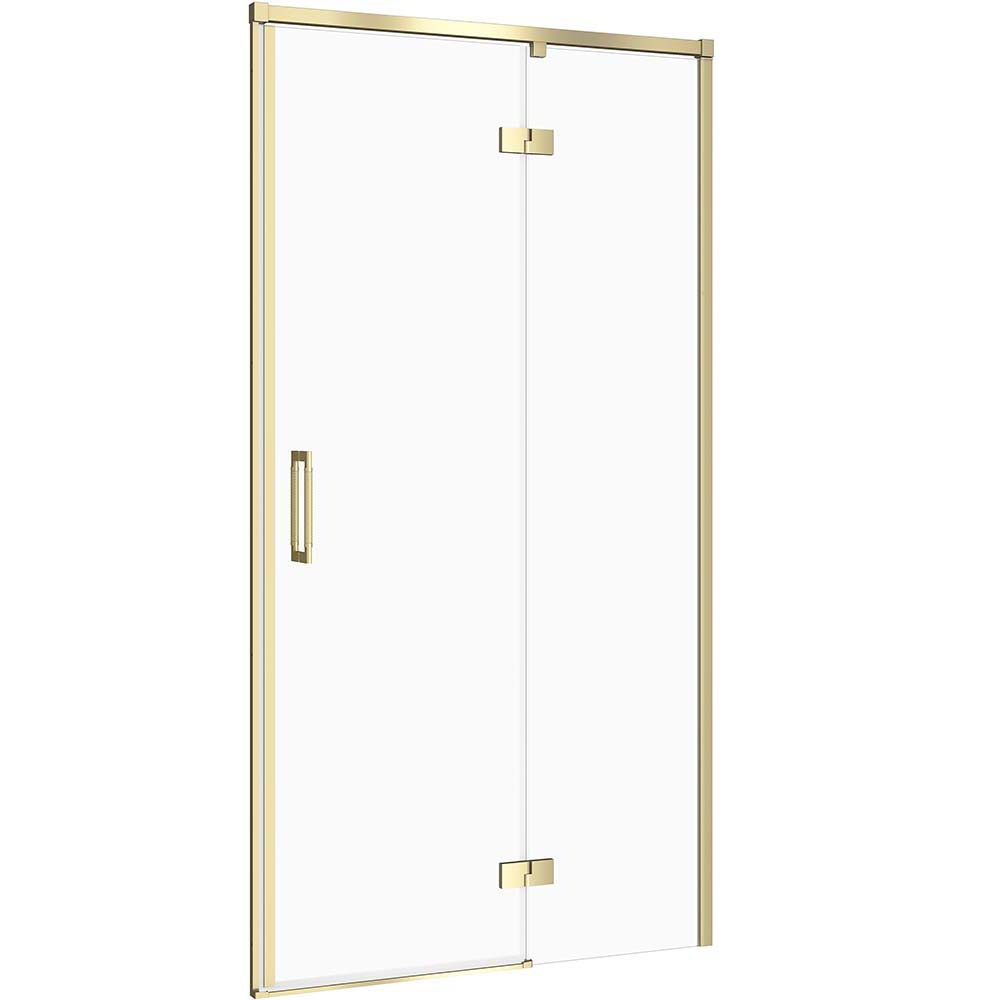 CERSANIT Duschtür LARGA gold matt, rechts 100x195 transparentes Glas S164-063 CERSANIT Duschtür LARGA gold matt, rechts 100x195 transparentes Glas S164-063