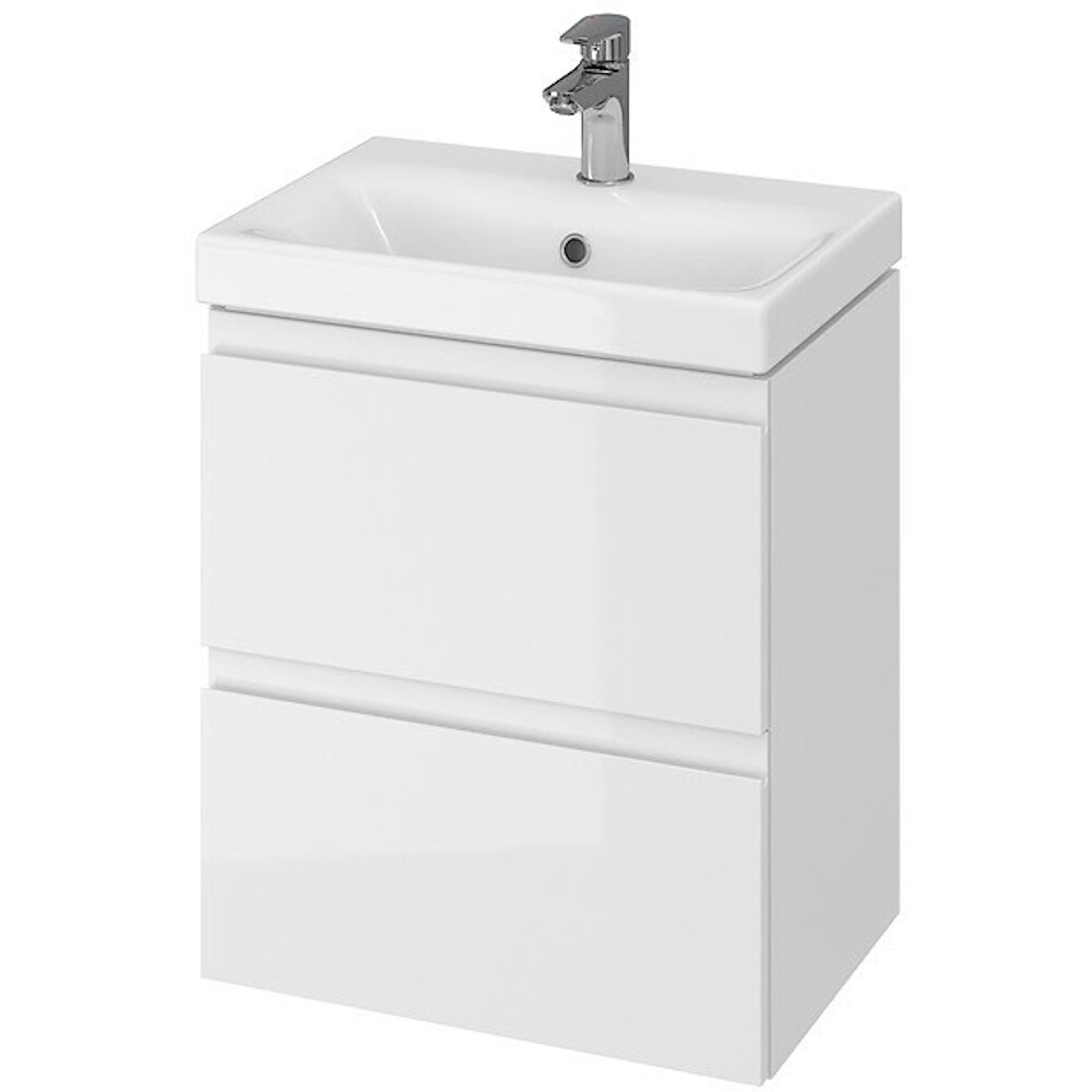 CERSANIT Unterschrank mit Waschbecken MODUO SLIM 50 weiß DSM S801-229-DSM
