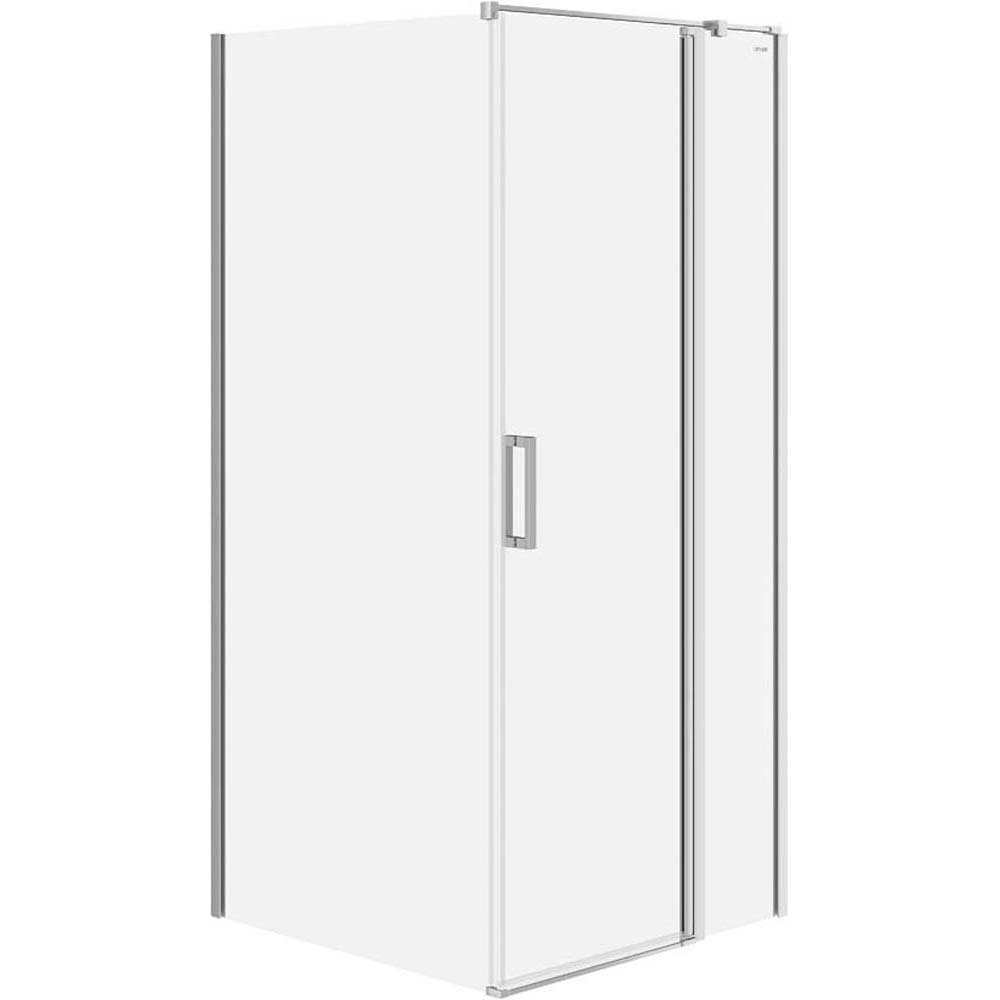 CERSANIT MODUO quadratische Duschkabine rechts 90x90x195 cm chrom S601-213