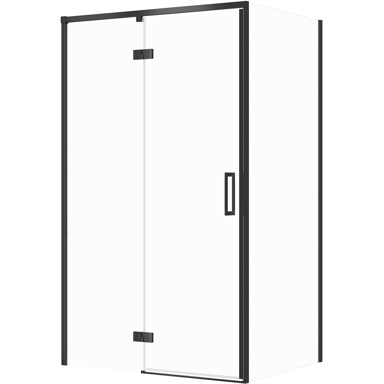 CERSANIT LARGA rechteckige Duschkabine links 120x90x195 cm schwarz S601-321 CERSANIT LARGA rechteckige Duschkabine links 120x90x195 cm schwarz S601-321