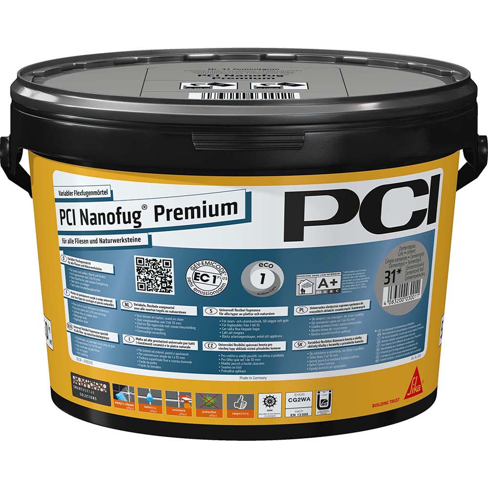 Flexfugenmörtel PCI Nanofug Premium mittelbraun 5 kg 