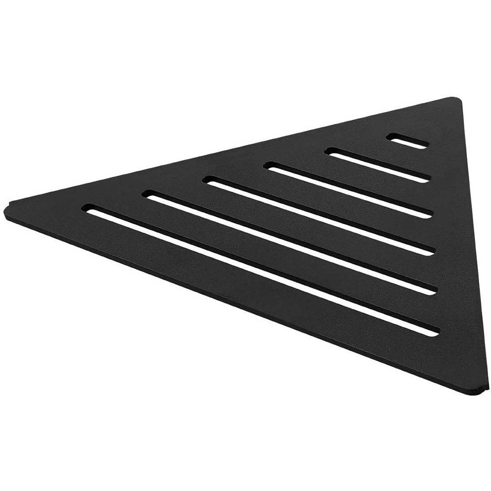 DREIECKIGE ECKABLAGE DURAL LM1 SCHWARZ FEINSTRUKTUR