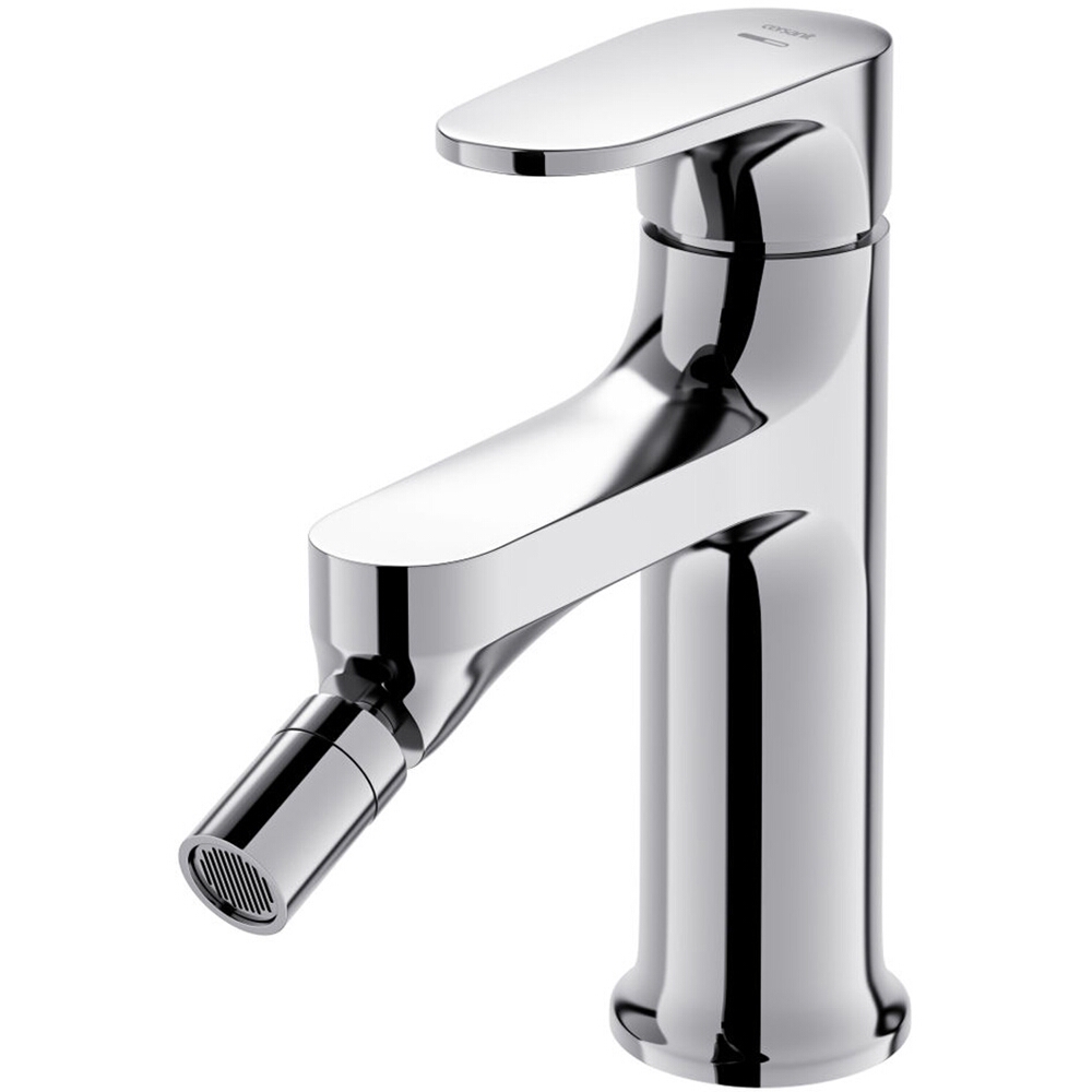 CERSANIT Stand-Bidetmischer INVERTO 2 Design in 1 Griffen chrom + schwarz S951-318