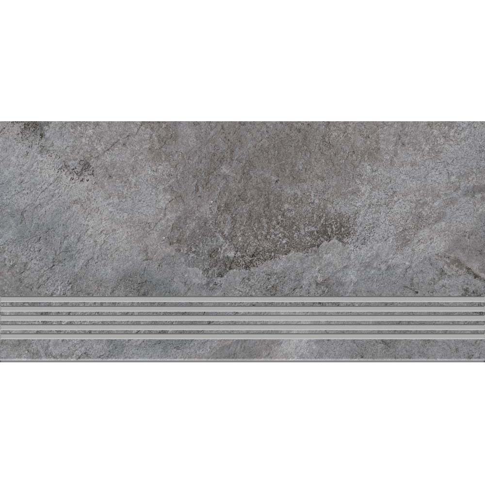 BODENFLIESE STUFENFLIESE STEINOPTIK GAIA GRAU STRUCTURE MATT 29,8X59,8 CER-ART BODENFLIESE STUFENFLIESE STEINOPTIK GAIA GRAU STRUCTURE MATT 29,8X59,8 CER-ART