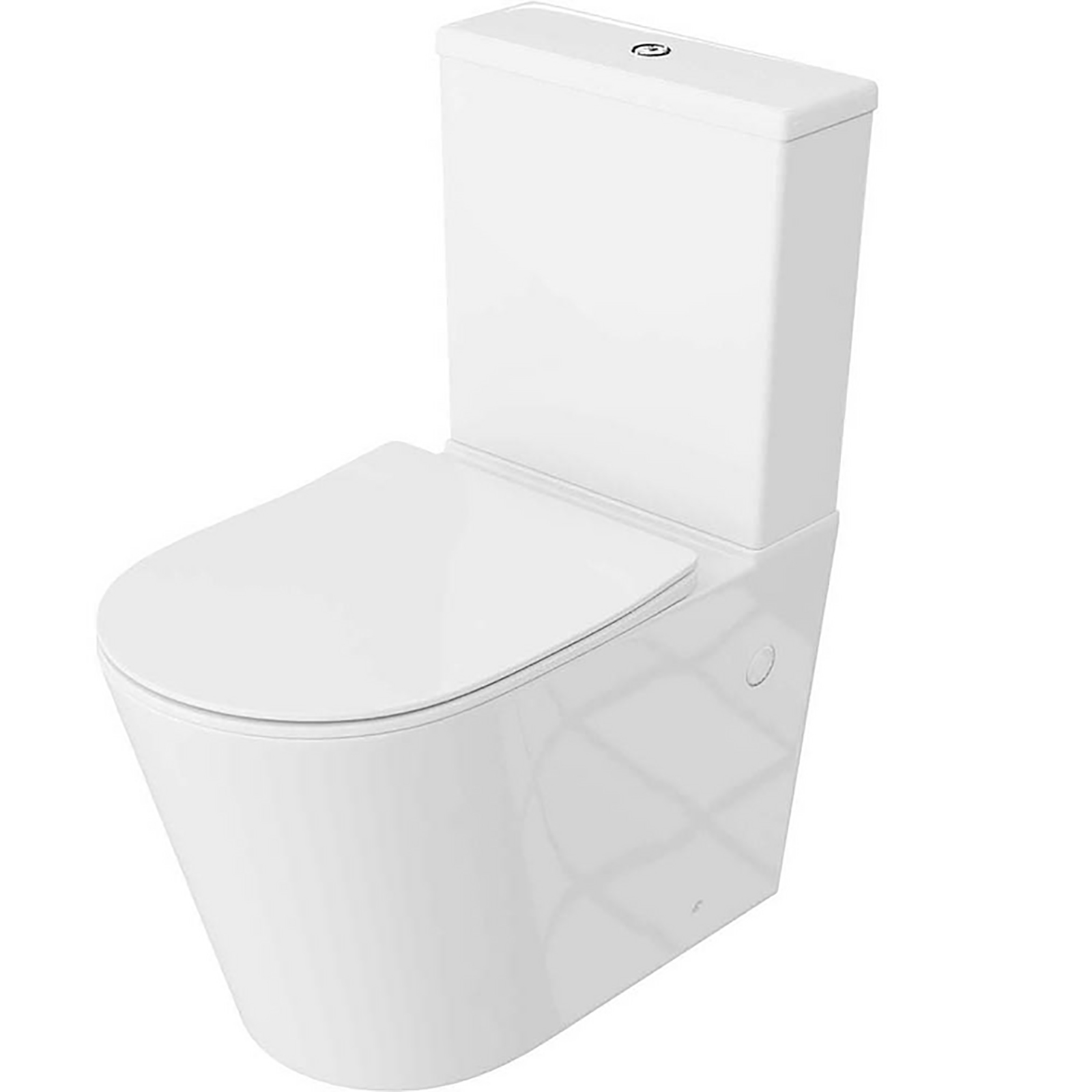 LAVITA Compact WC GULIO Whirlpool mit Duroplastsitz weiß