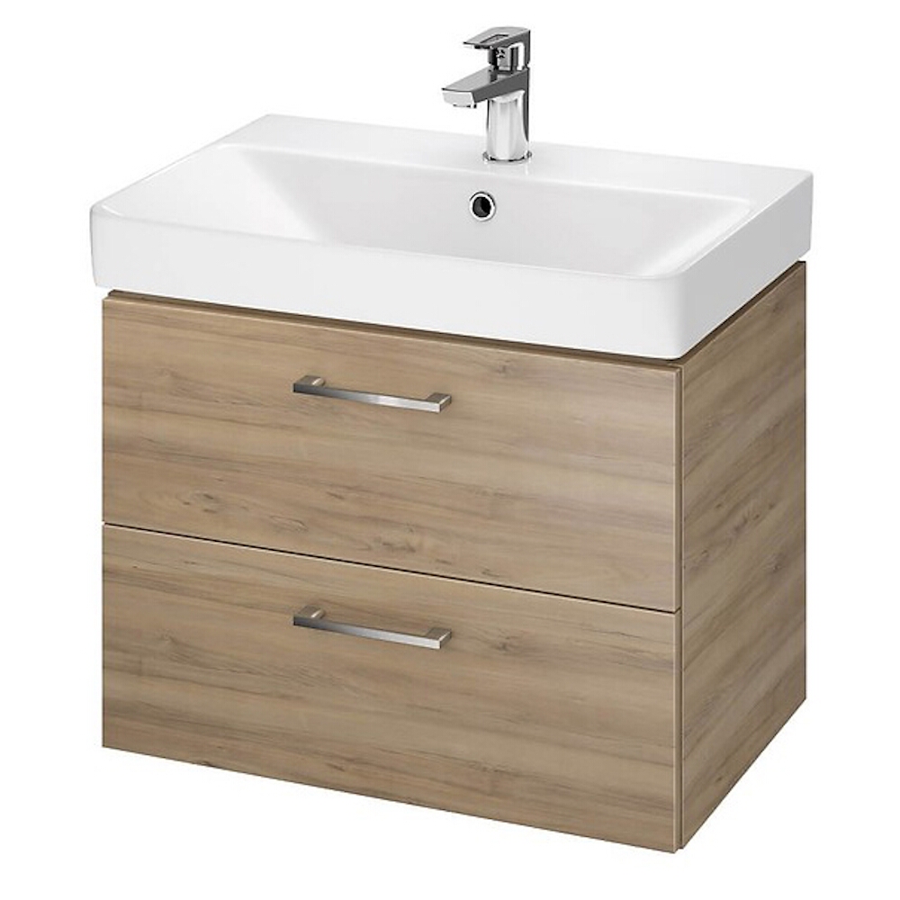 CERSANIT Schrank mit Waschbecken im Set SET b280 LARA MILLE slim 60 orze S801-319-DSM