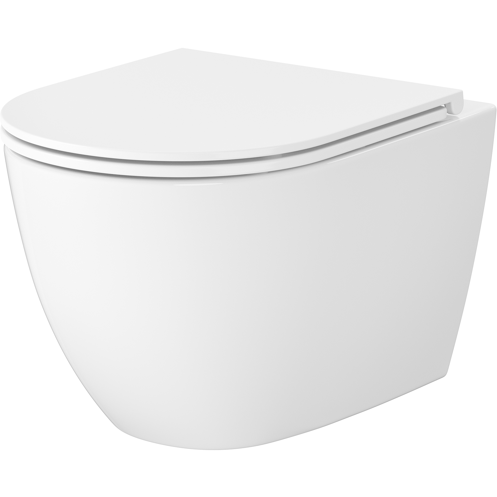 LIVI Aufhängende, randlose, wirbelnde Toilettenschüssel mit Duroplast-Sitz weißer K3050-001 LIVI Aufhängende, randlose, wirbelnde Toilettenschüssel mit Duroplast-Sitz weißer K3050-001