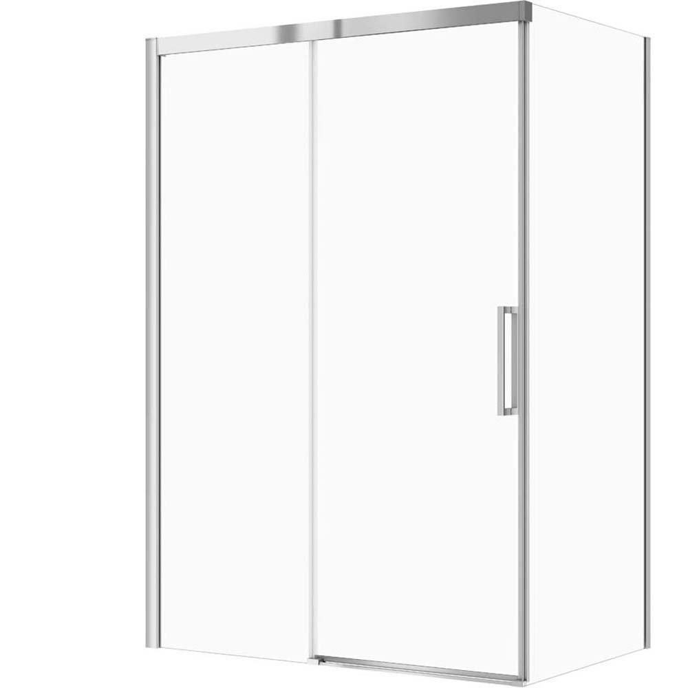 CERSANIT CREA rechteckige Schiebeduschkabine 140x90x200 cm chrom S601-291
