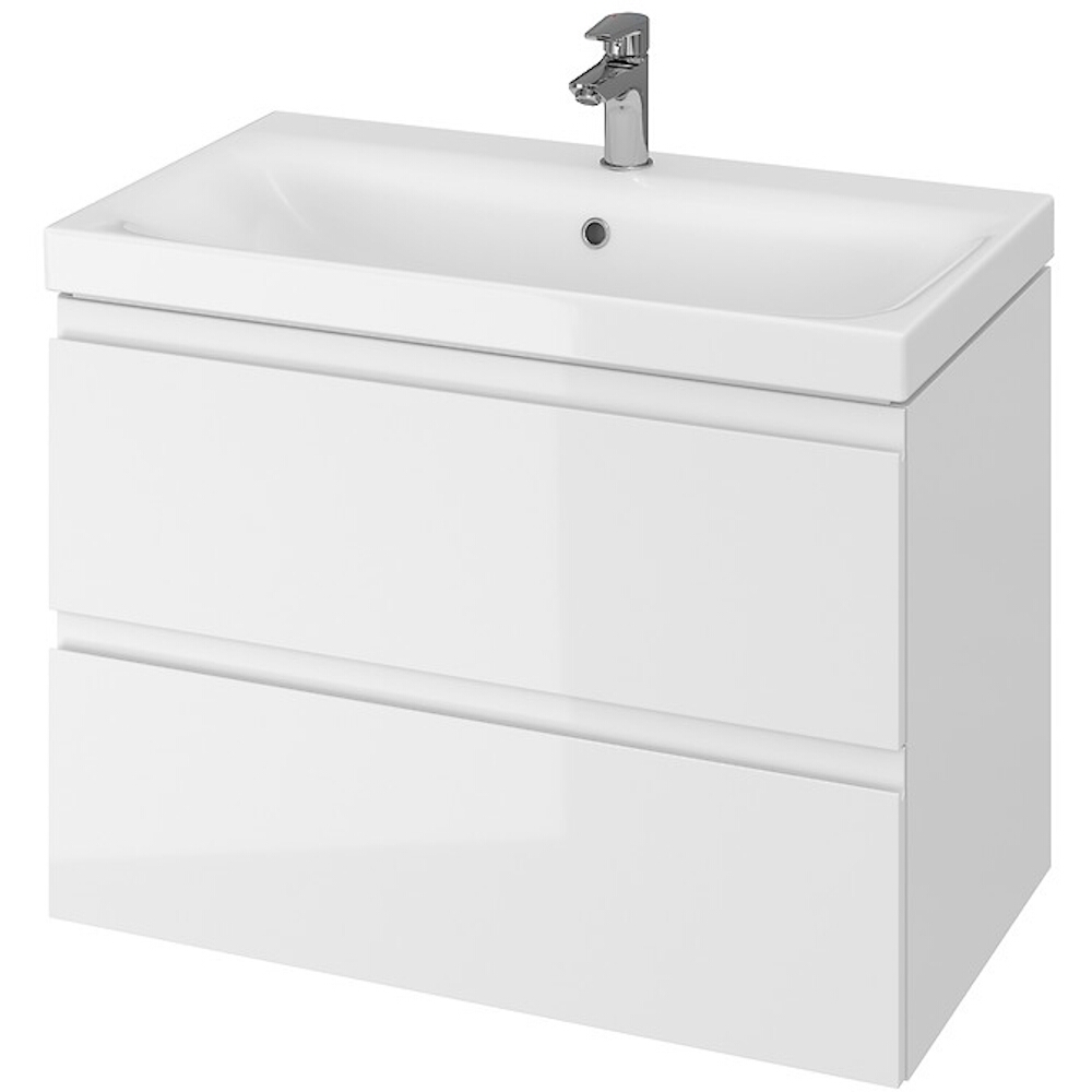 CERSANIT Unterschrank mit Waschtisch Set 975 MODUO 80 weiß DSM S801-221-DSM