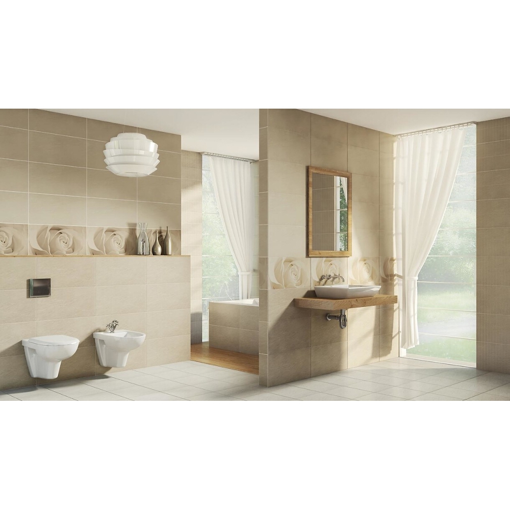 Wandfliese inserto EFFECTA beige glossy 29,7x60