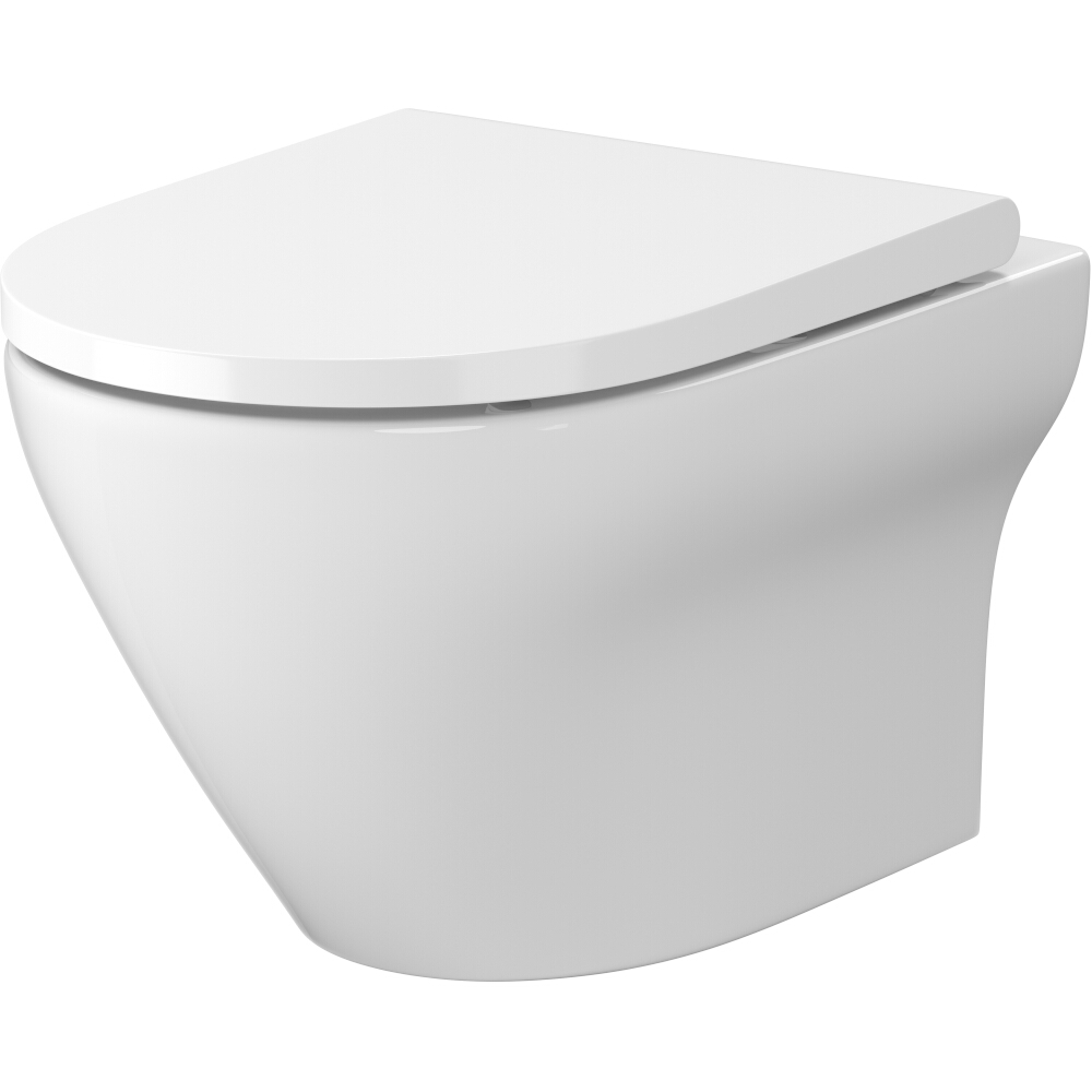 CERSANIT Wandhängende WC-Schüssel UM LARGA OVAL CLEAN AUF BOX K120-003