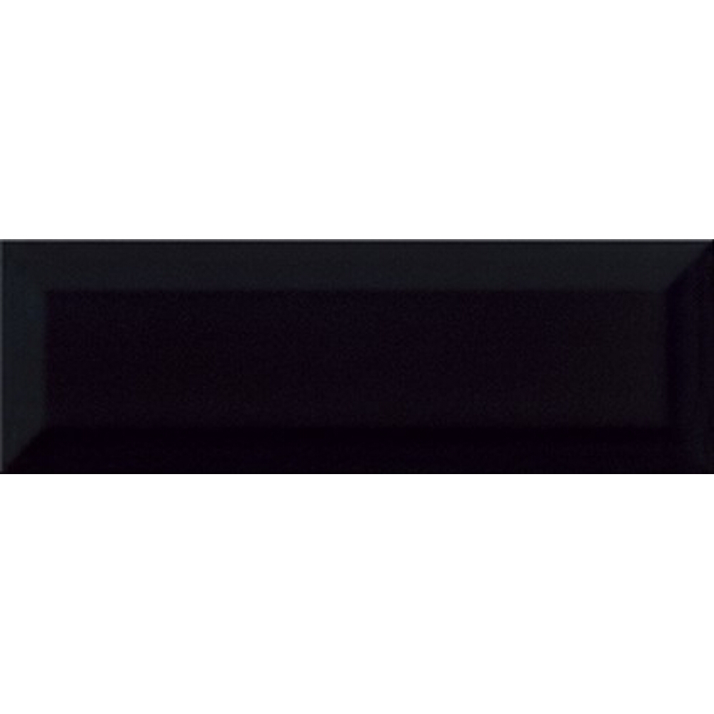 WANDFLIESE METRO STYLE BLACK GLOSSY 10X30