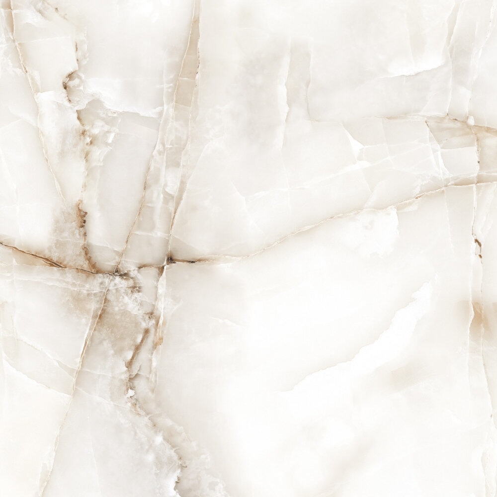 BODENFLIESE ONYX SAND BEIGE GLÄNZEND 60X60