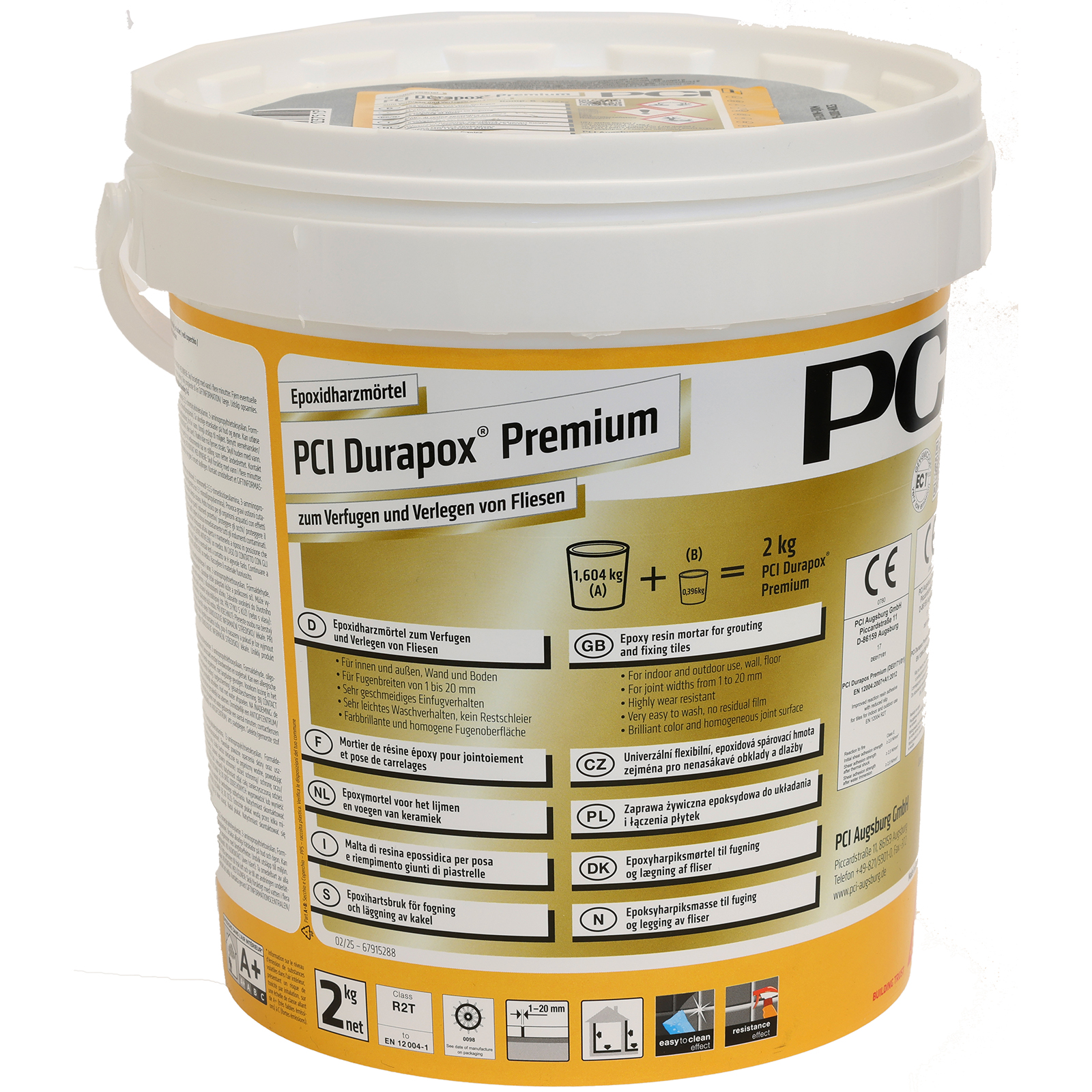 Fugenmörtel PCI Durapox Premium silbergrau 2 kg Fugenmörtel PCI Durapox Premium silbergrau 2 kg