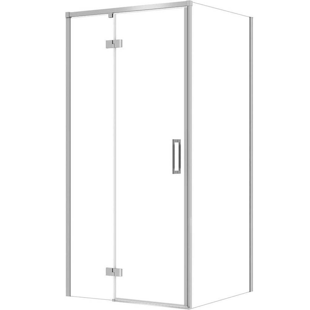 CERSANIT LARGA rechteckige Duschkabine links 100x80x195 cm chrom S601-314