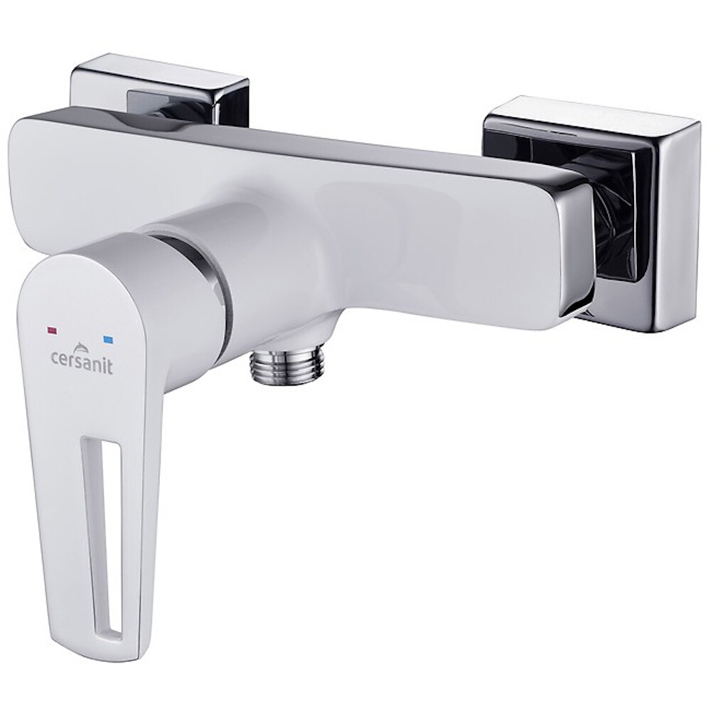 CERSANIT Wand-Brausebatterie MILLE weiß S951-033