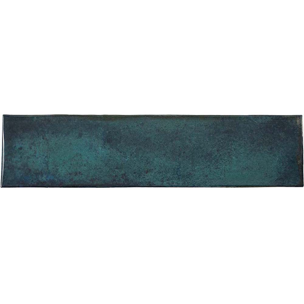 WANDFLIESE ANTIC NAVY GLÄNZEND 7,5X30 KARO METRO
