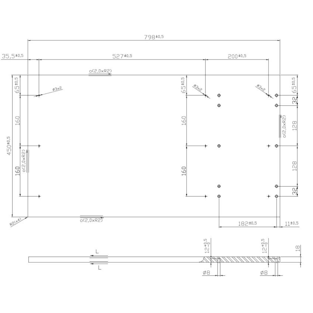 CERSANIT_Tischplatte_für_Schrank_MODUO_80_Eiche_S590-023 CERSANIT Tischplatte für Schrank MODUO 80 Eiche S590-023