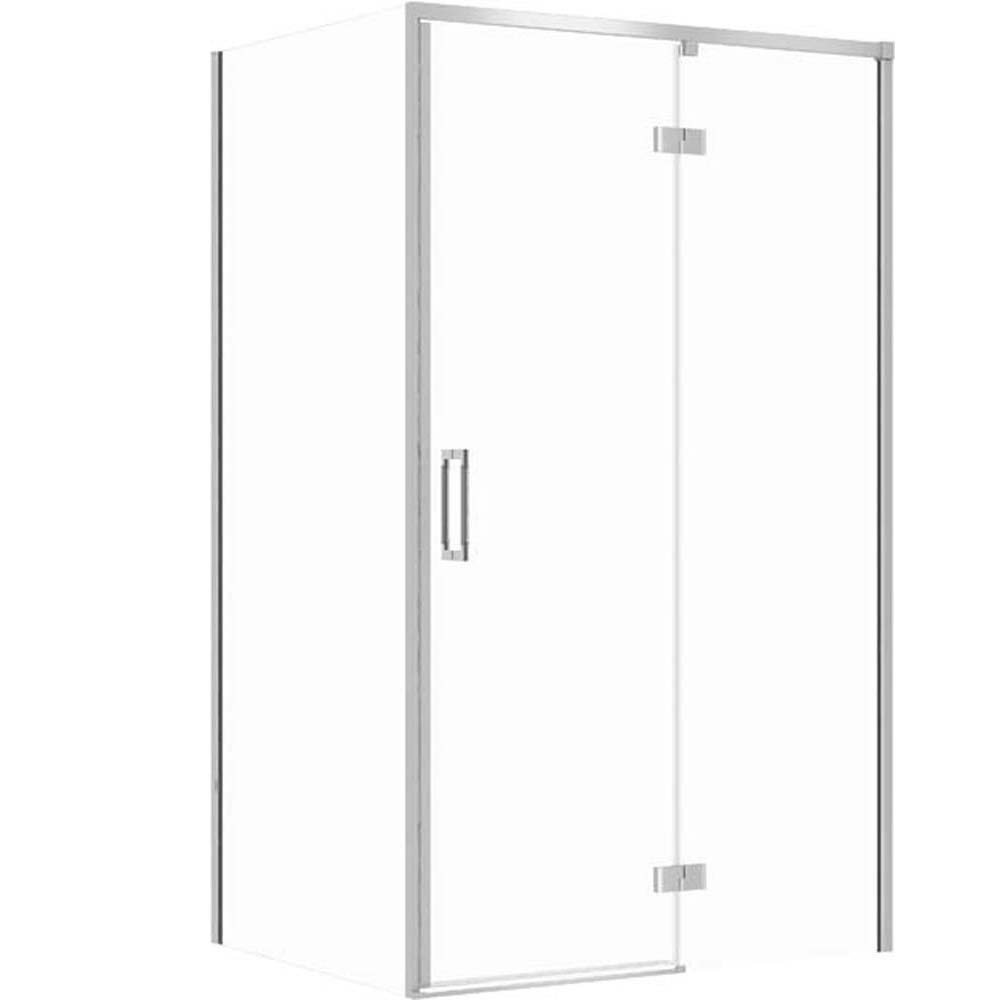 CERSANIT Rechteckige Duschkabine LARGA rechts 120x90x195 cm chrom S601-316