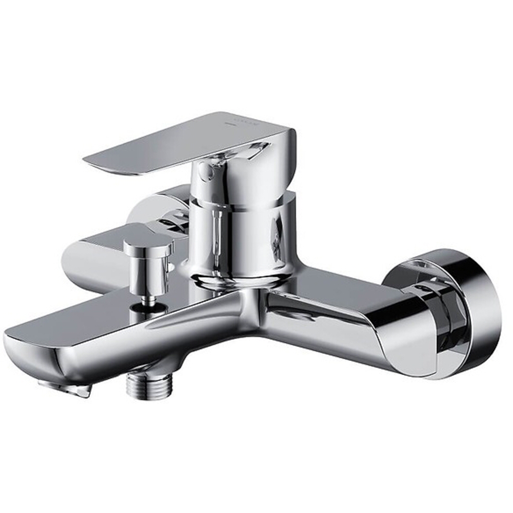 CERSANIT Wandmontierte Wannen- und Duscharmatur CITY chrom S951-344 CERSANIT Wandmontierte Wannen- und Duscharmatur CITY chrom S951-344