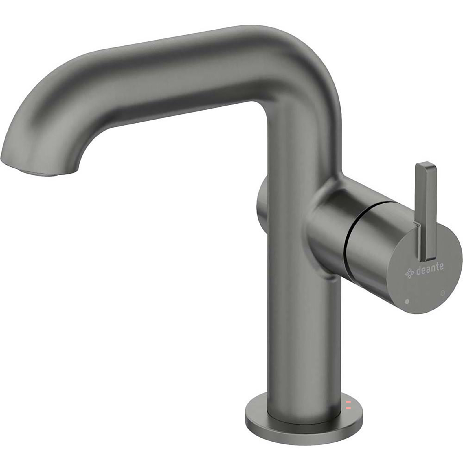 DEANTE SILIA Sockel-Waschbeckenwasserhahn mit rechteckigem Titanausguss BQS_D24M DEANTE SILIA Sockel-Waschbeckenwasserhahn mit rechteckigem Titanausguss BQS_D24M