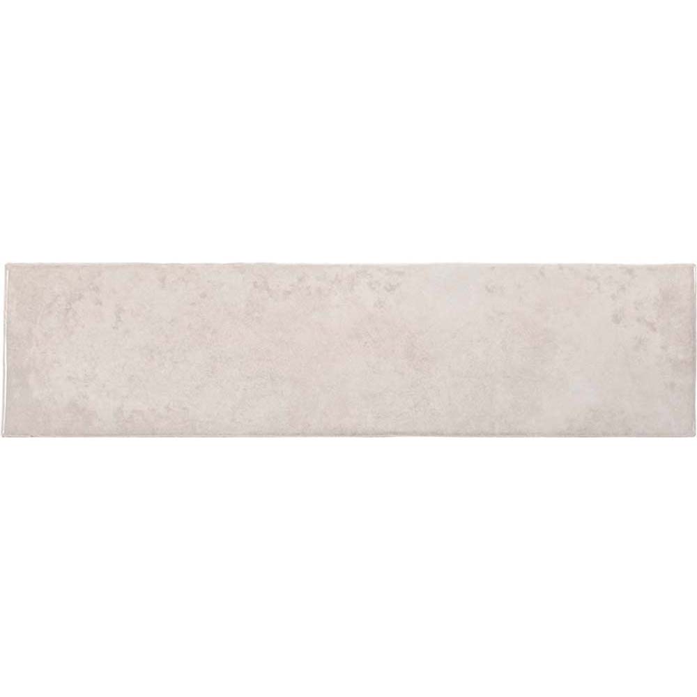 WANDFLIESE ANTIC OFF WEIß GLÄNZEND 7,5X30 KARO METRO