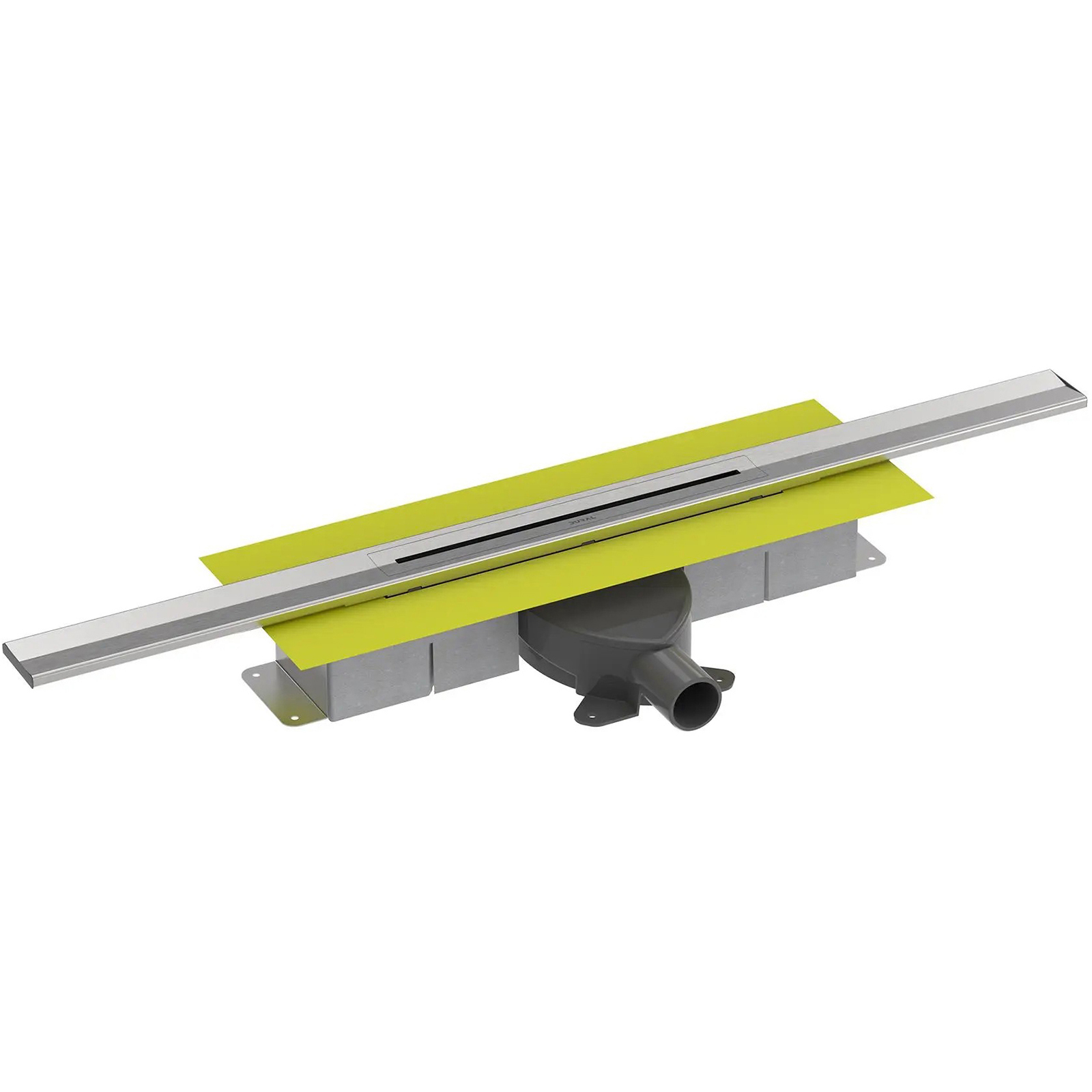 Duschrinne Komplettset Dural VSF 70-SF Edelstahl gebürstet 120 cm Duschrinne Komplettset Dural VSF 70-SF Edelstahl gebürstet 120 cm