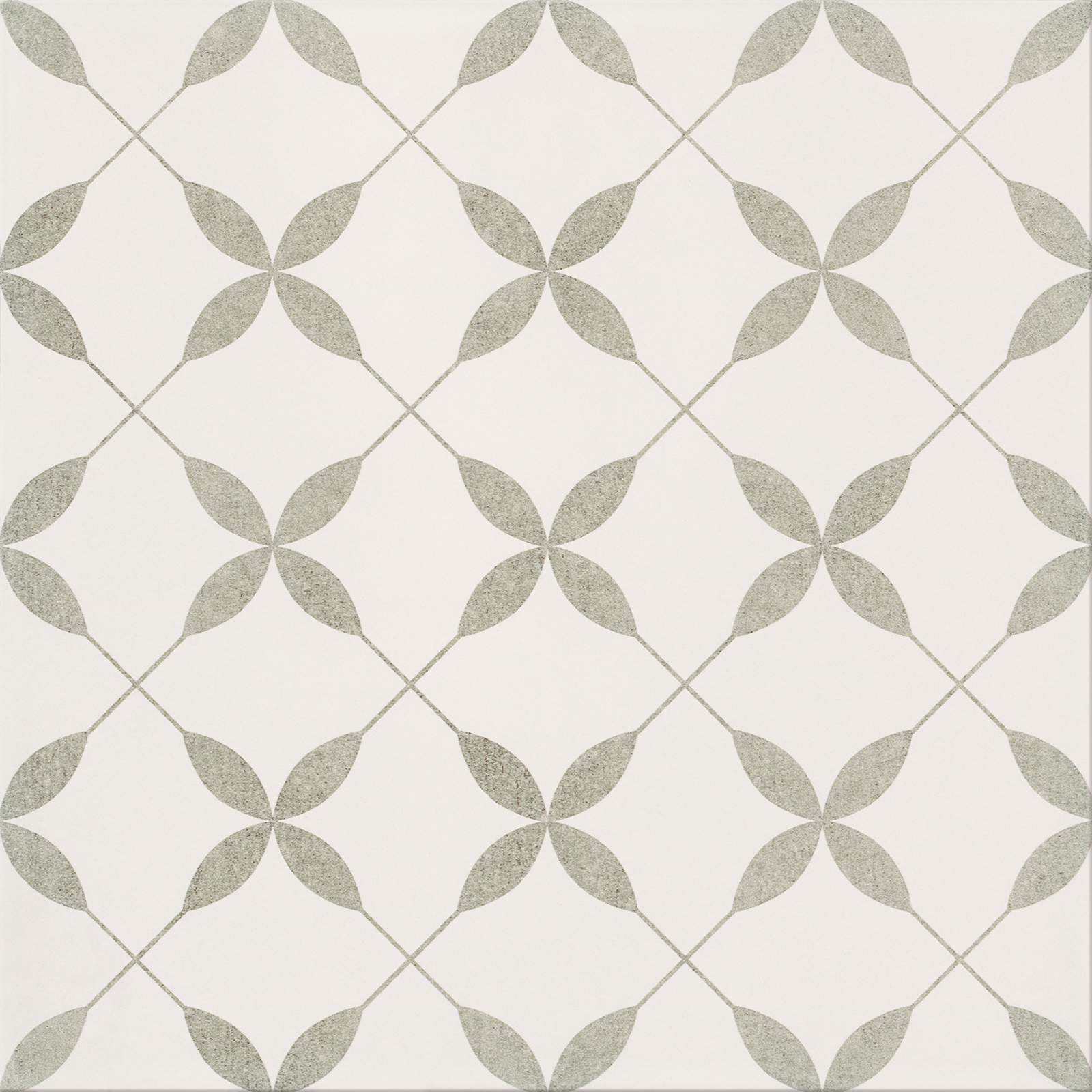 BODENFLIESE PATCHWORK CLOVER GRAU PATTERN SATIN 29,8X29,8 CERSANIT