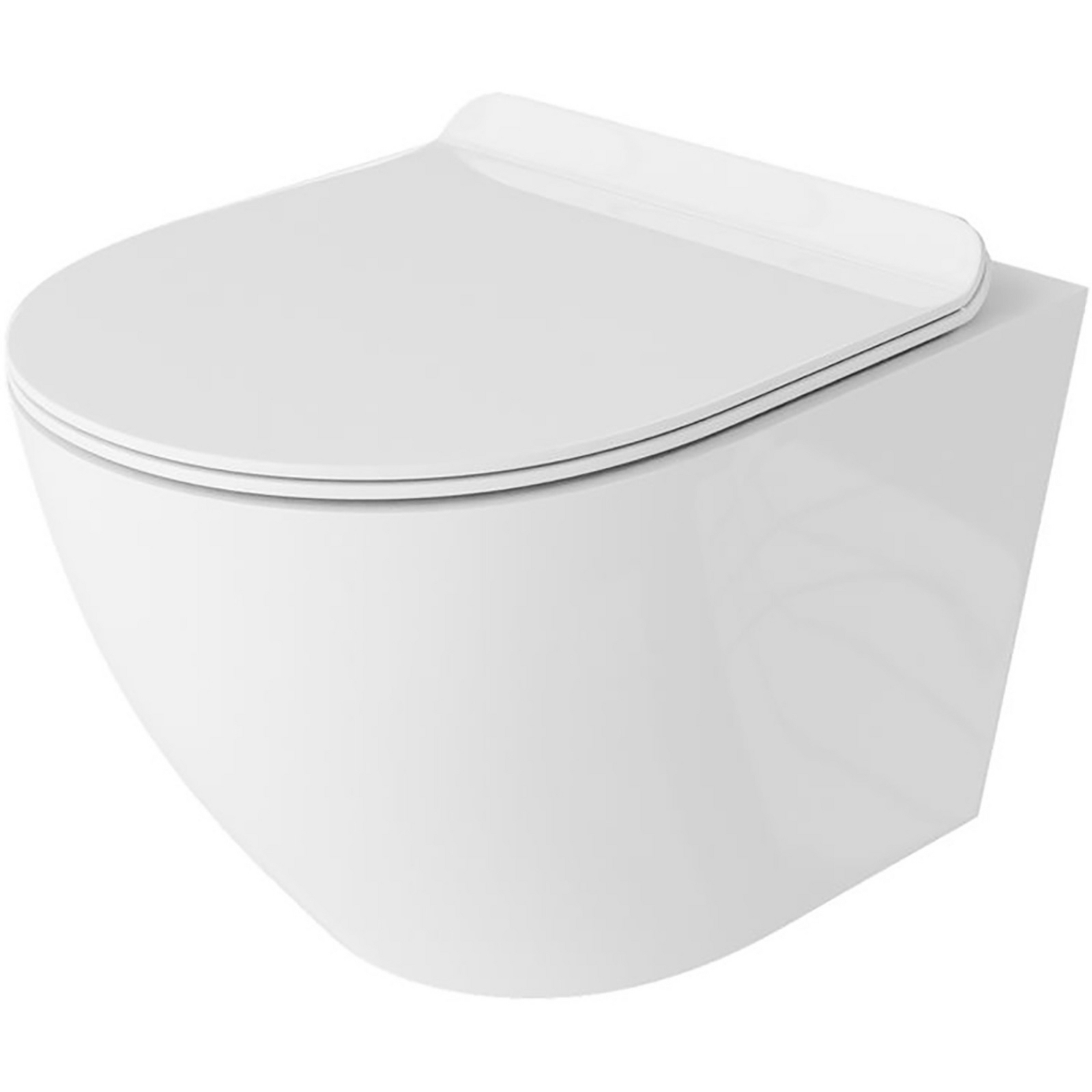 LAVITA Hängende Toilettenschüssel SOFI SLIM 3.0 flanschloser Whirlpool mit weißem Duroplast-Sitz LAVITA Hängende Toilettenschüssel SOFI SLIM 3.0 flanschloser Whirlpool mit weißem Duroplast-Sitz