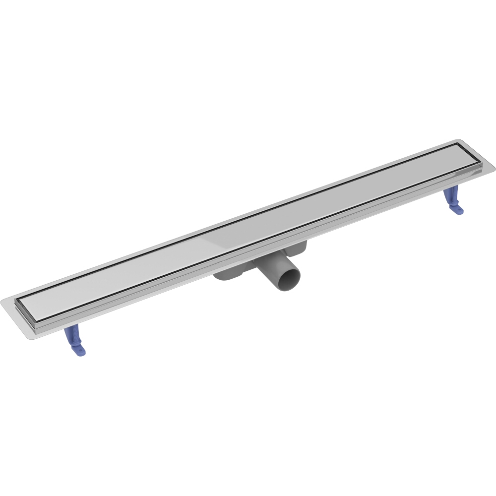 CERSANIT Linearer Ablauf mit doppelseitigem Rost TAKO 90 chrom S907-011