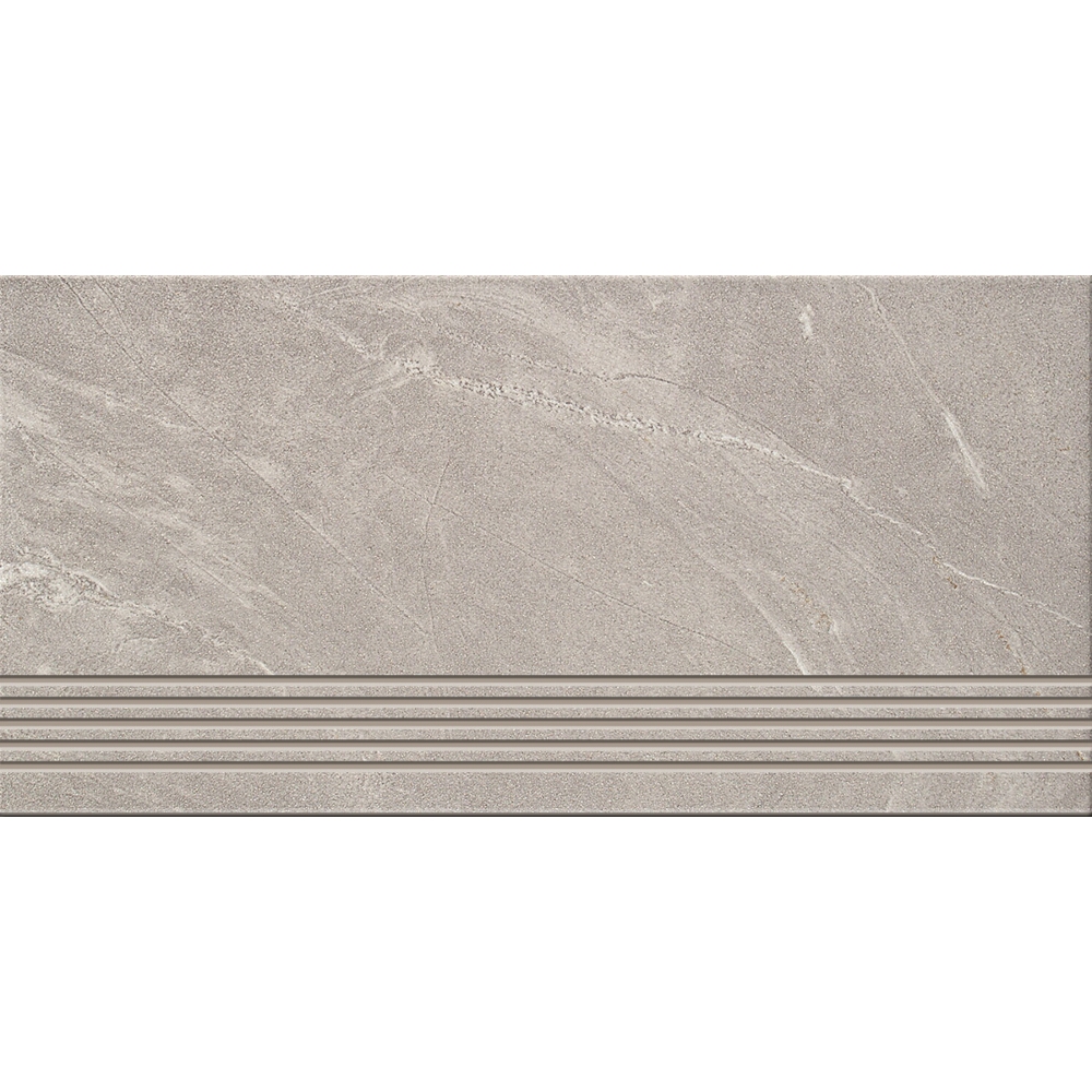 BODENFLIESE STUFENFLIESE STEINOPTIK ARIGATO GRAU MATT 29,7X59,8 CER-ART