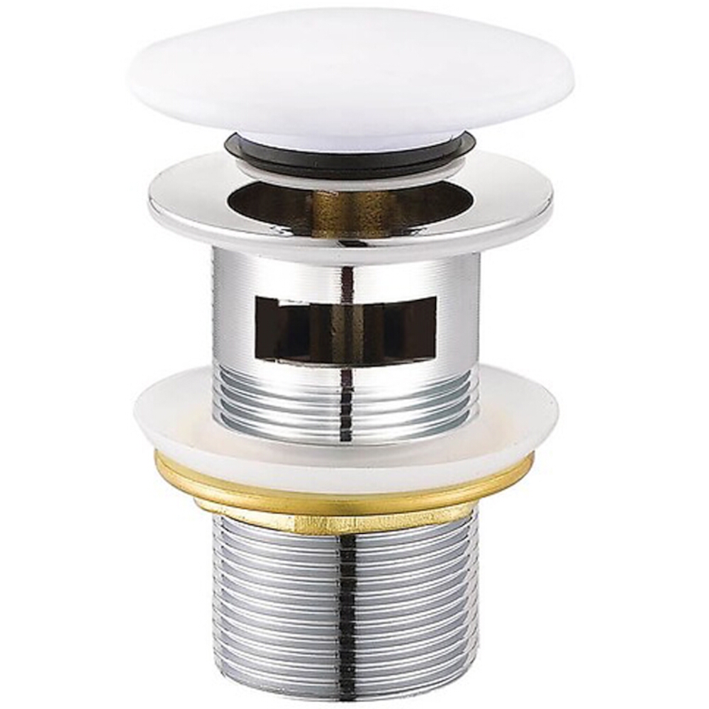 CERSANIT Keramikstopfen KLIK-KLAK für Waschtische mit Überlauf, EUROWHITE K11-2377