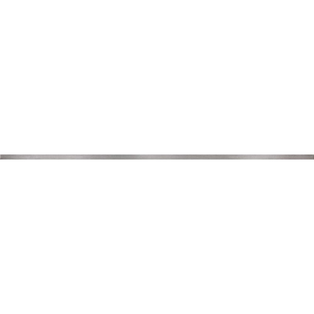 WANDFLIESE LEISTEN UNIVERSAL METAL SILVER GLOSSY 1X60