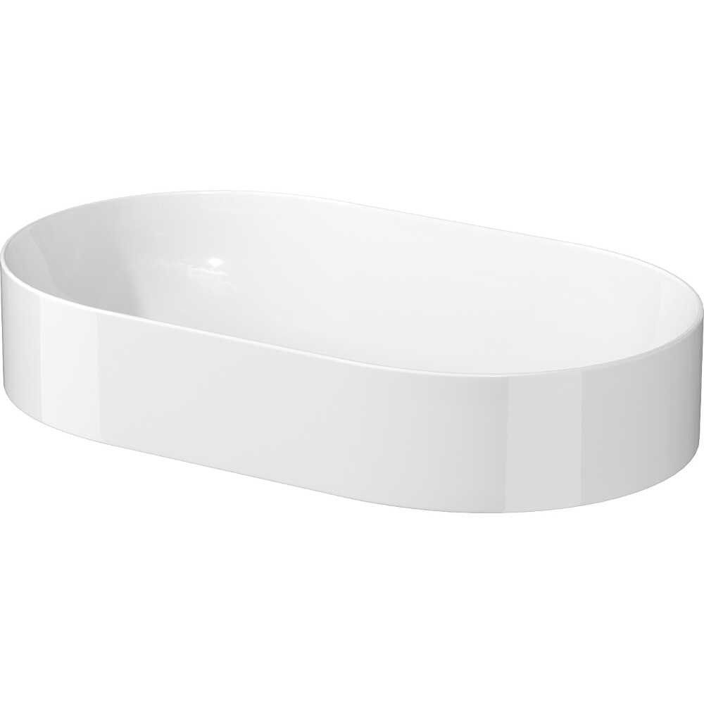 CERSANIT Aufsatzwaschbecken INVERTO 60 oval K671-009