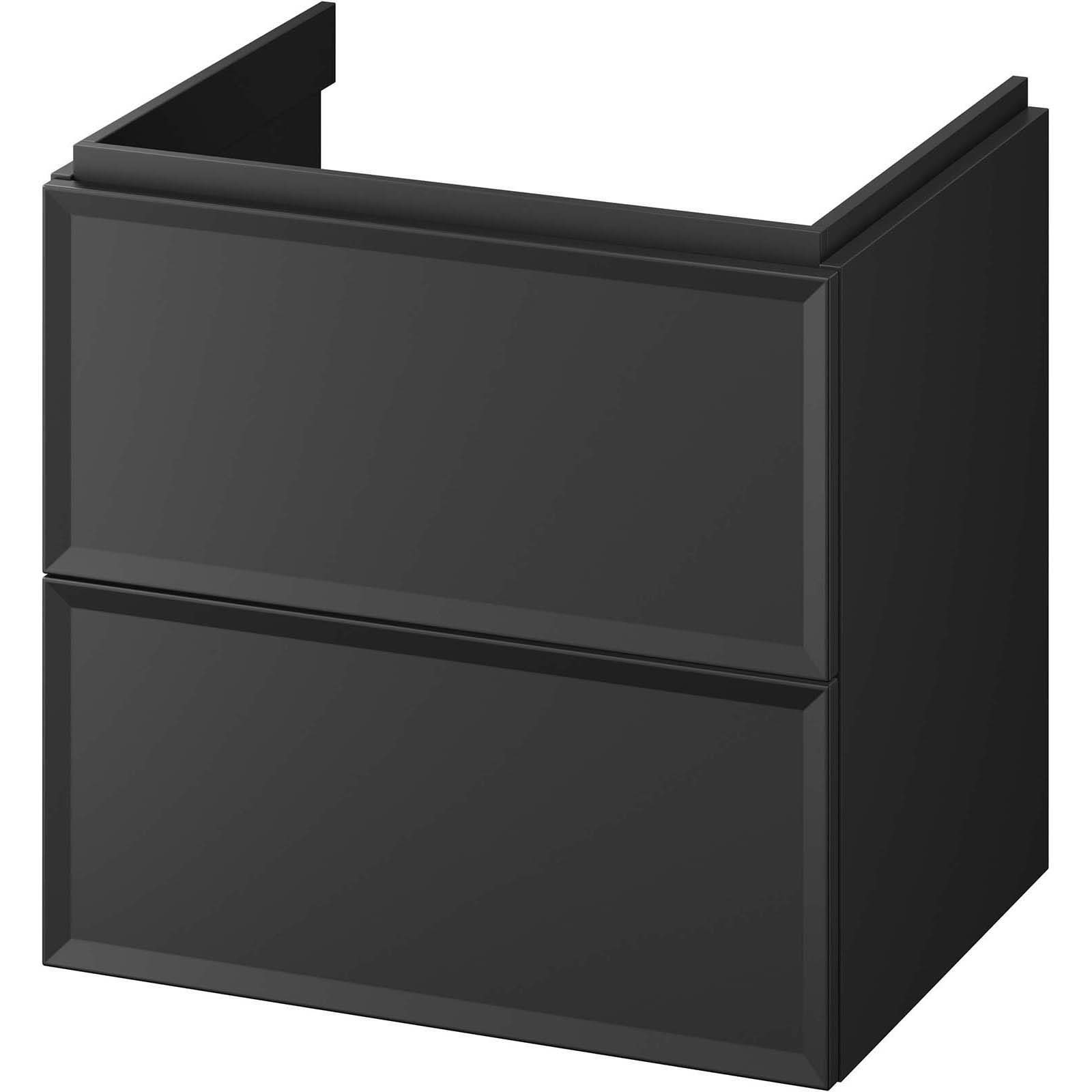 CERSANIT MILOS 60 Waschtischunterschrank schwarz matt S1021-002 CERSANIT MILOS 60 Waschtischunterschrank schwarz matt S1021-002