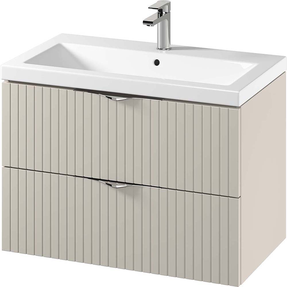 CERSANIT Unterschrank mit Waschbecken TIRSO 80 Kaschmir matt DSM S801-543 CERSANIT Unterschrank mit Waschbecken TIRSO 80 Kaschmir matt DSM S801-543