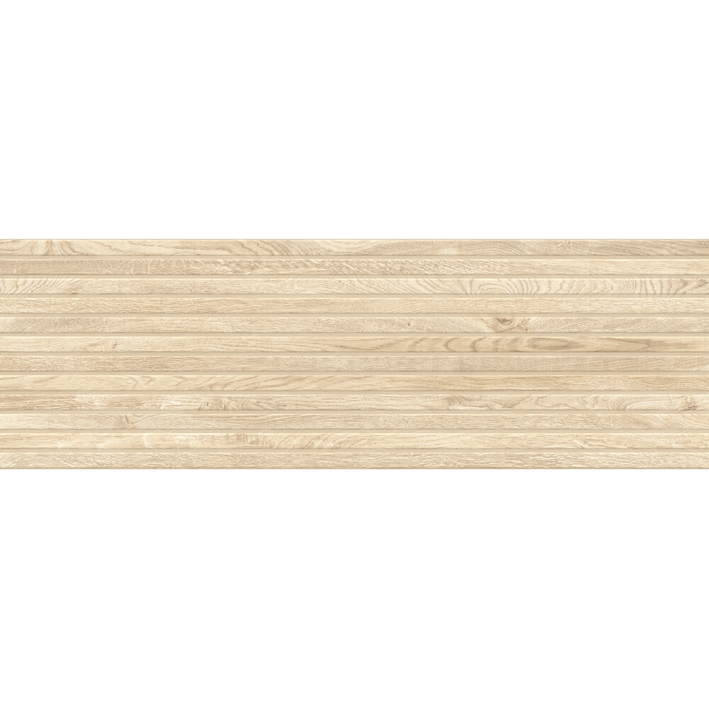 WANDFLIESE LAMEL CREAM STRUCTURE MAT 29X89