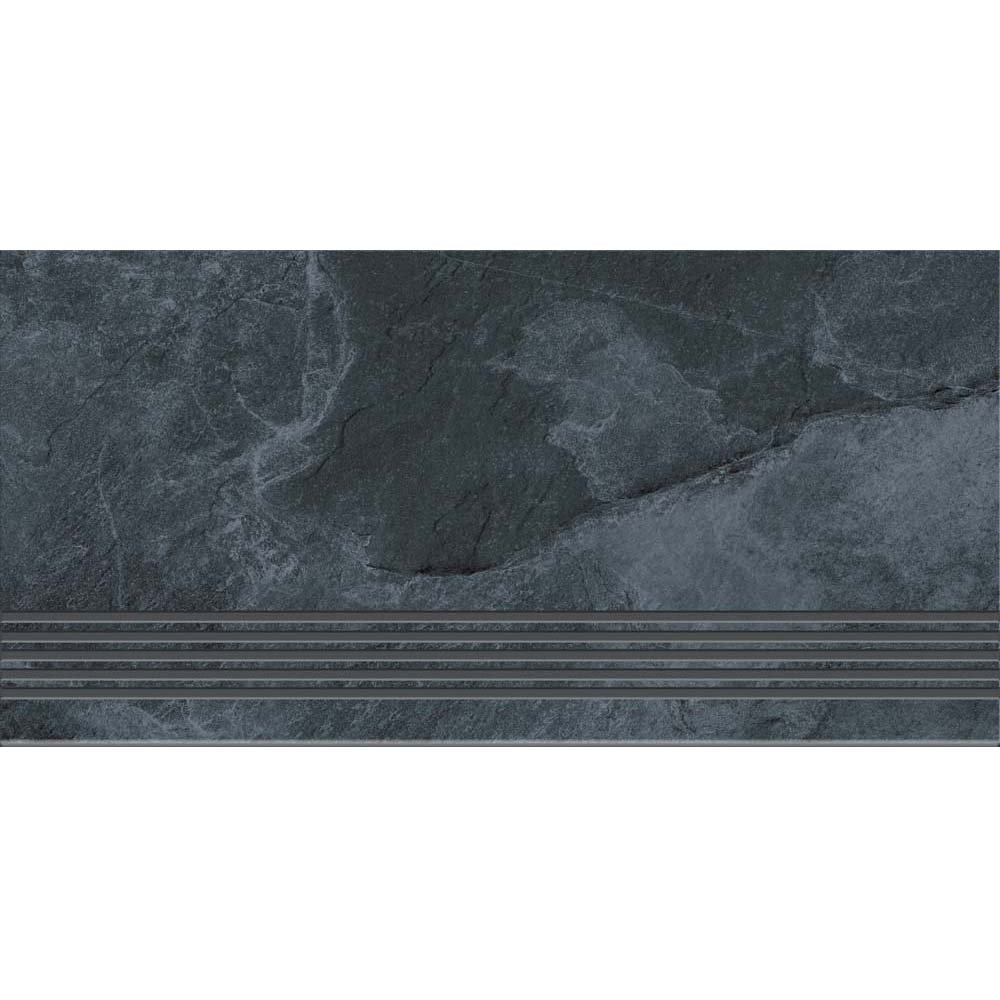 BODENFLIESE STUFENFLIESE STEINOPTIK BELIZE GRAU MATT 29,8X59,8 CER-ART