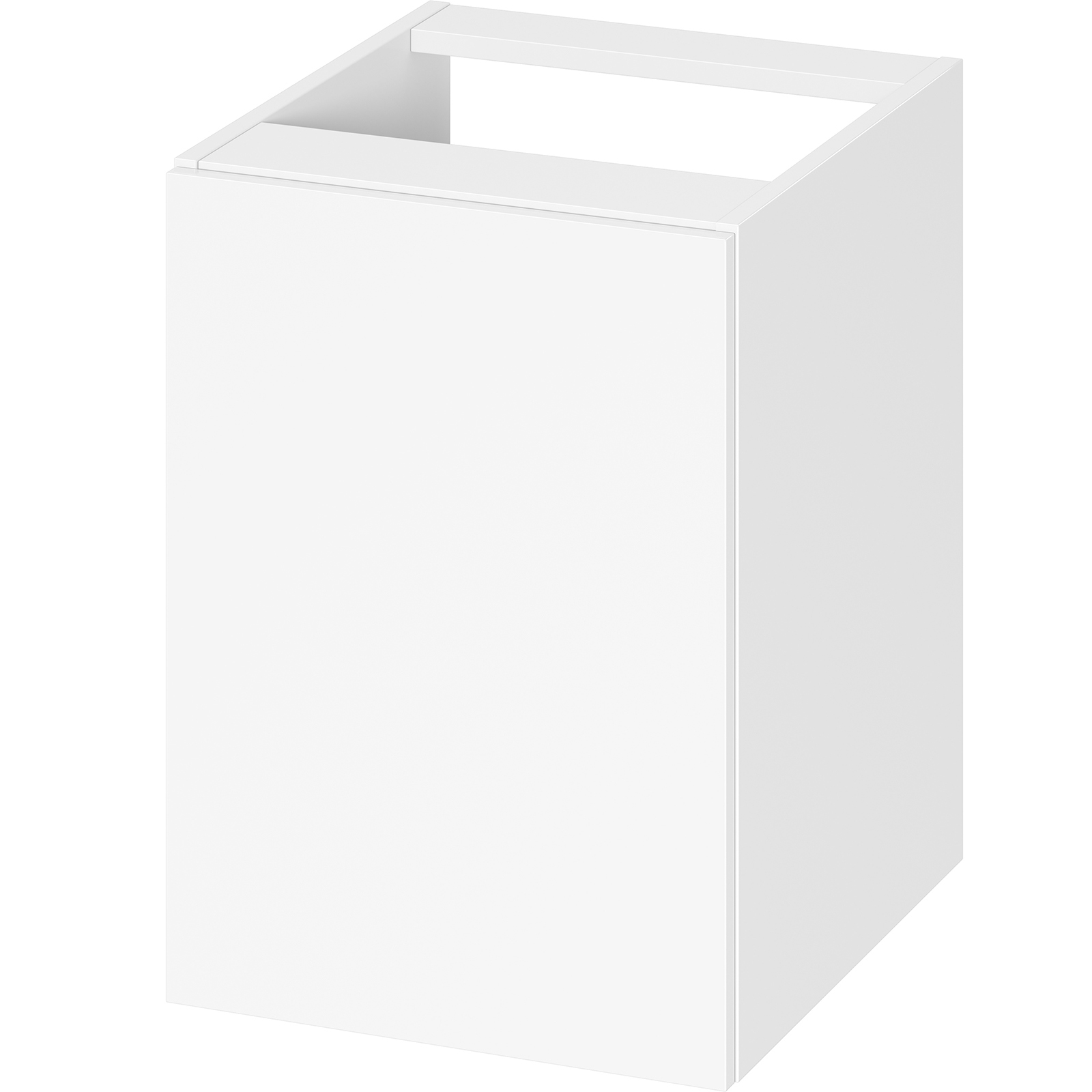 CERSANIT Wäschekorb-Schrank BONICA 40 weiß glänzendes Drucksystem DSM S4033-031 CERSANIT Wäschekorb-Schrank BONICA 40 weiß glänzendes Drucksystem DSM S4033-031