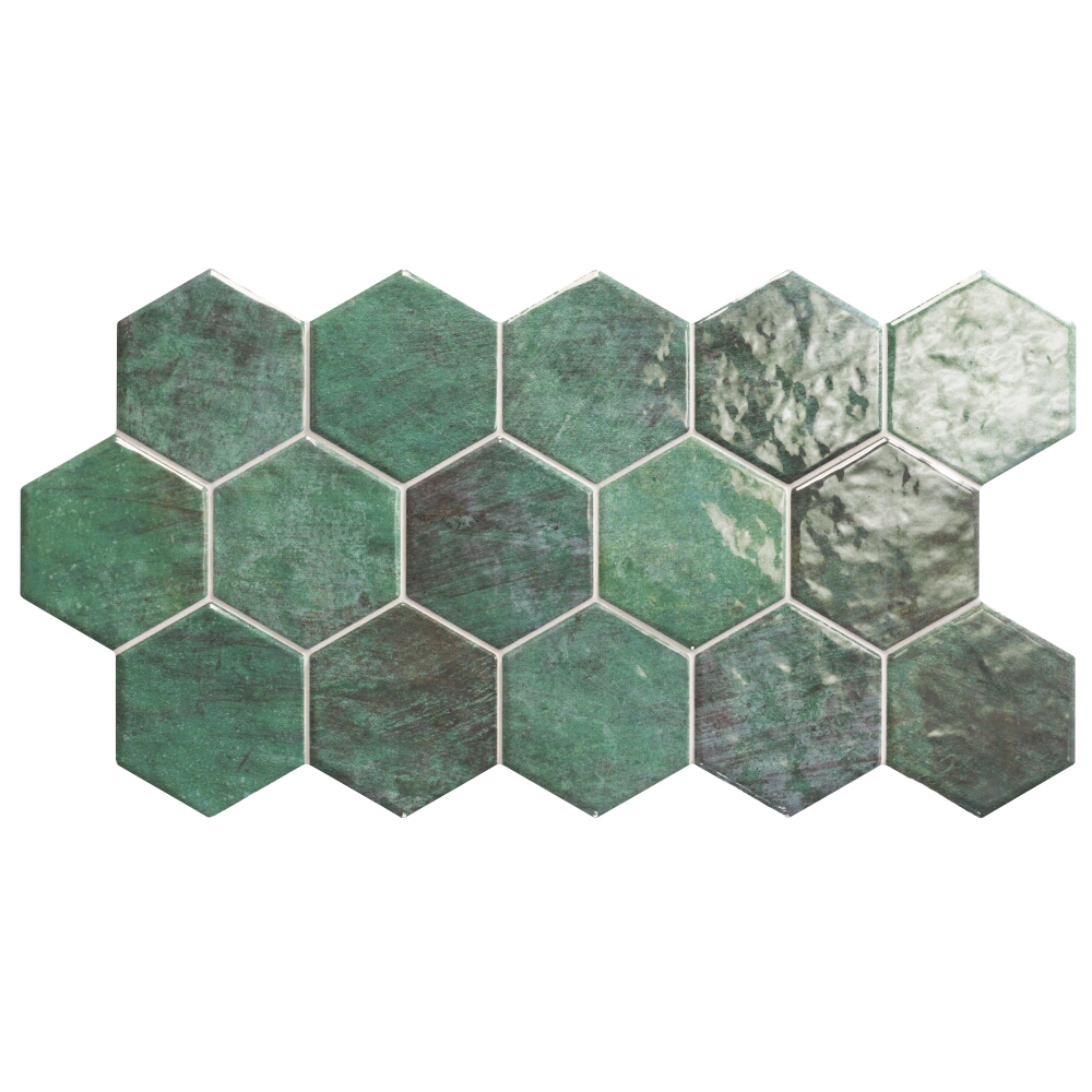 BODENFLIESE HEX ZELLIGE 26,5X51 REALONDA