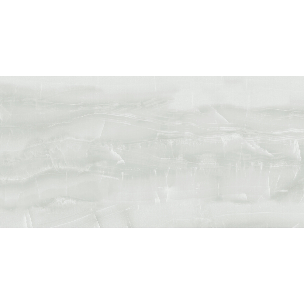 BODENFLIESE MARMOROPTIK BRAVE ONYX WEIß GLÄNZEND 60X120 CERSANIT